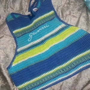 Ganni Crochet Top Size M